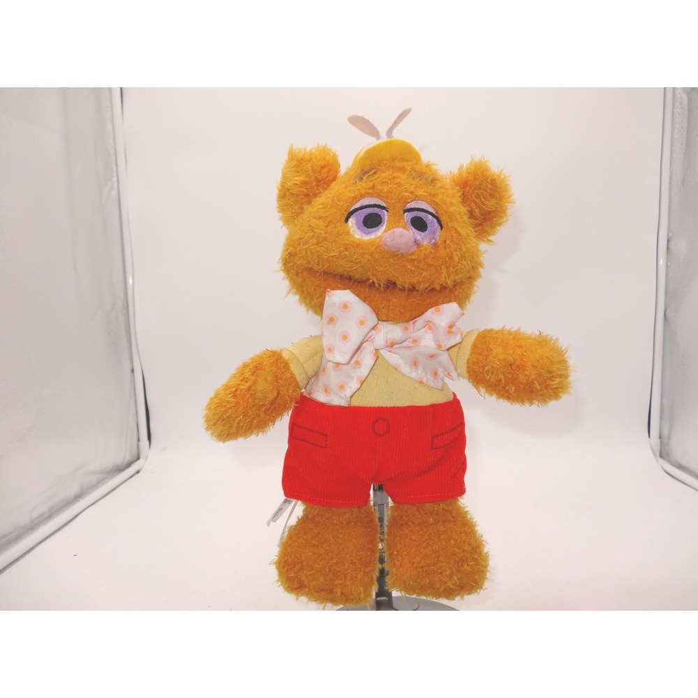 Disney Store Plush The Muppet Babies Baby Fozzie Bear 12" Spinner Hat Toy